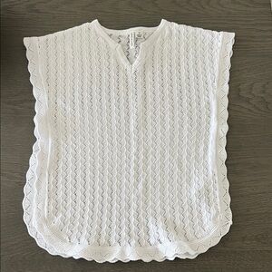 Janie and Jack White Knit Swim Coverup